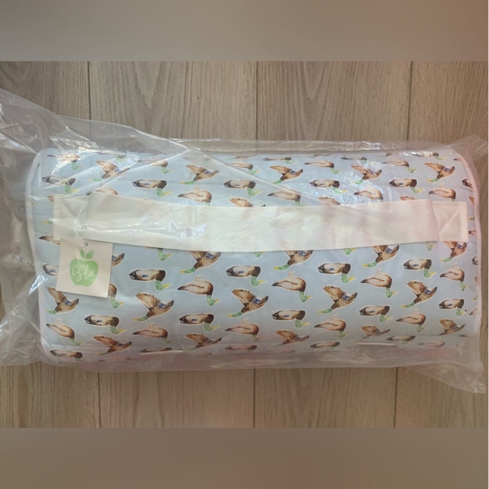Kids Nap mat by apple of my isla Blue Duckling